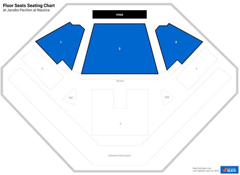 Seat Number Jacobs Pavilion Seating Chart