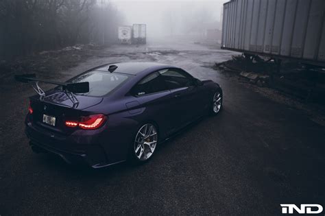 A Dark And Haunting Photoshoot Of Inds Purple Bmw M4
