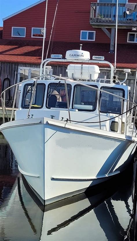 32 Bhm Lobster Boat 1986 Cat 350 Hp Midcoast Yacht And Ship Brokerage