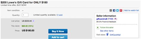 We've pulled together ratings, reviews, and deal information to help you filter through our inventory and find the right lowe's gift card at the best. $200 Lowe's Gift Card for $180 shipped (10% savings) - 9to5Toys