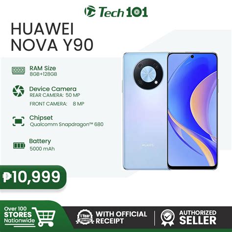 Huawei Nova Y90 8gb128gb Smartphone Android For Online Class