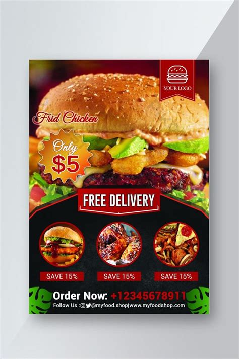 Restaurant Fast Food Flyer Psd Free Download Pikbest
