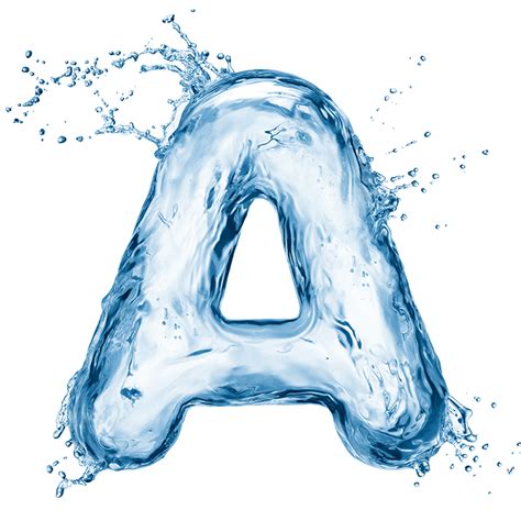 Buy Water Splash Font And Make Breathtaking Water Typography Arts