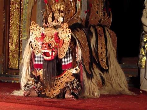 Barong Dance In Bali Also Well Known As Barong And Kris Dance