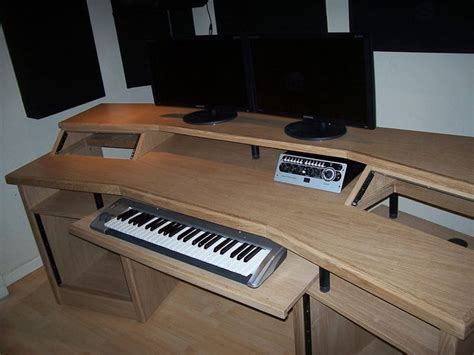 Eric built a diy studio desk with pipes and fittings. 7 best images about DIY Recording Studio Furniture on Pinterest | Home recording studios, Doing ...