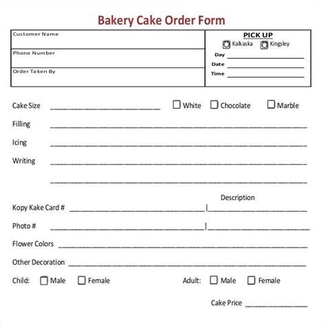 We did not find results for: 16+ Bakery Order Templates - Google Docs, Pages | Free ...