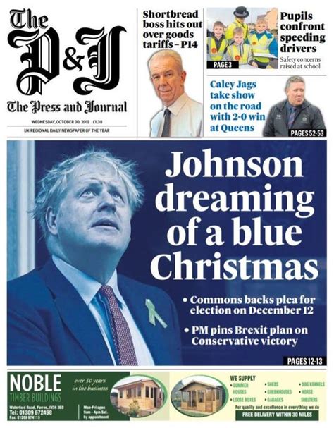 Scotlands Papers Blue Christmas And Jingle Polls Bbc News