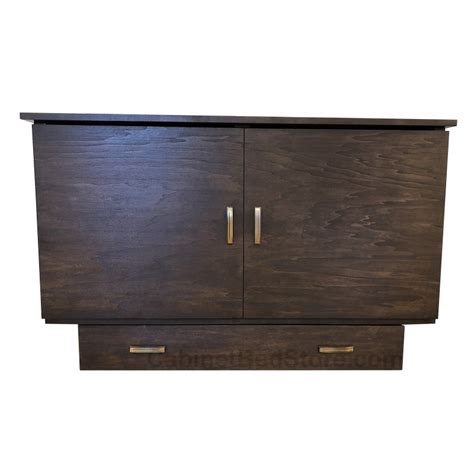 Low cost alternative to murphy and wall beds. Arason Original Creden-ZzZ Full Pekoe Murphy Cabinet Bed