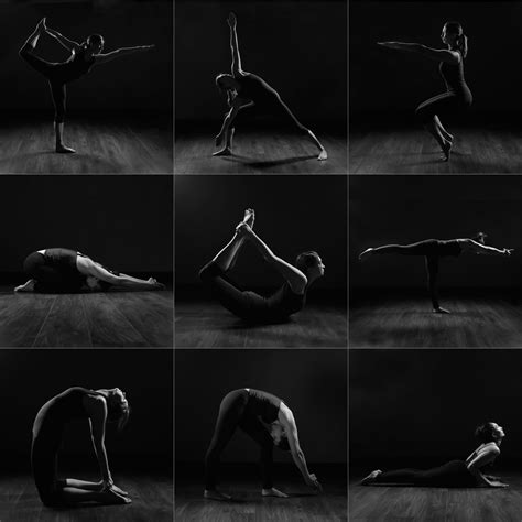 Hot Yoga Poses In Elegant Black And White Mikaela Morgan Photography Portrait Photographer In