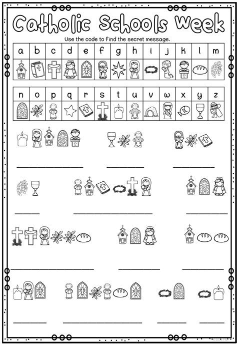 Teach Child How To Read Catholic Church 1st Grade Printable Worksheets