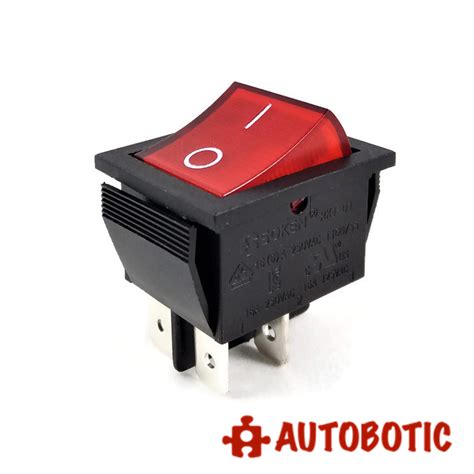 4 Pin Soken Rk1 01 Premium Onoff Rocker Switch Dpst 16a250v With Led