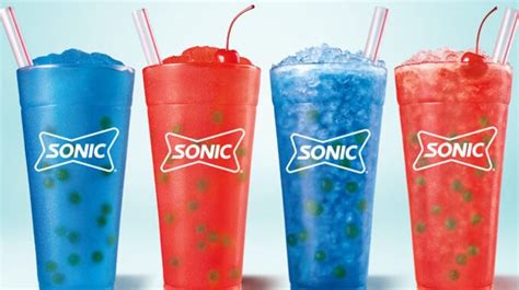 Sonic Introduces New Cherry Burst Slush As Part Of New Bursting Bubbles