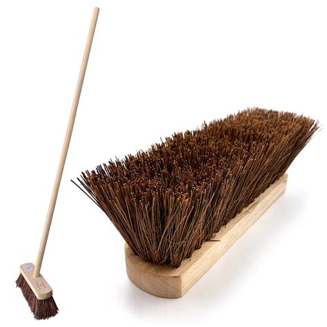 Buy Outdoor Sweeping Brush With Handle 10 Stiff Wooden Bassine Yard