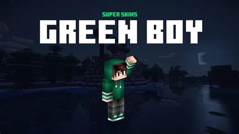 Amazing Green Boy Minecraft Skin 👾 Download And Install Links 👾 Green