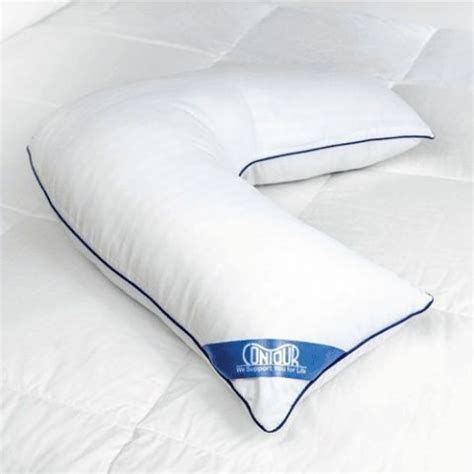 This results in a more comfortable sleeping position and preventing future neck problems. Contoured L Shaped Body Pillow for Side Sleeping