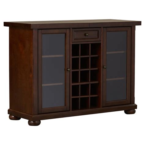 Darby Home Co Pottstown Bar Cabinet With Wine Storage And Reviews Wayfair
