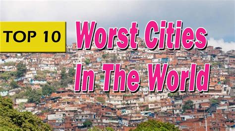 Least Livable Cities In The World 2021 Youtube