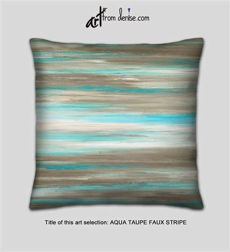 Maybe you would like to learn more about one of these? Large throw pillows, Teal taupe turquoise blue brown ...