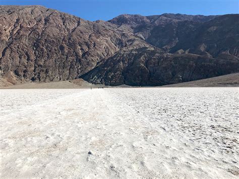 Badwater Basin And Badwater Salt Flat In Death Valley National Park