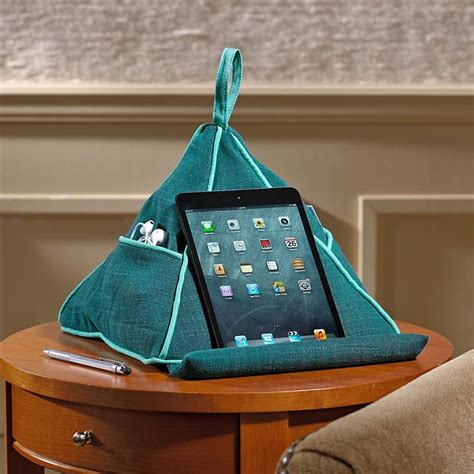 Two Tone Pyramid Pillow Levenger Tablet Pillow Diy Book Sewing Bag