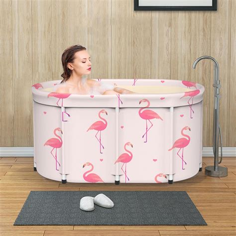 Portable Bathtub Barrel Thickened Plastic Folding Large Adult Bath Tub