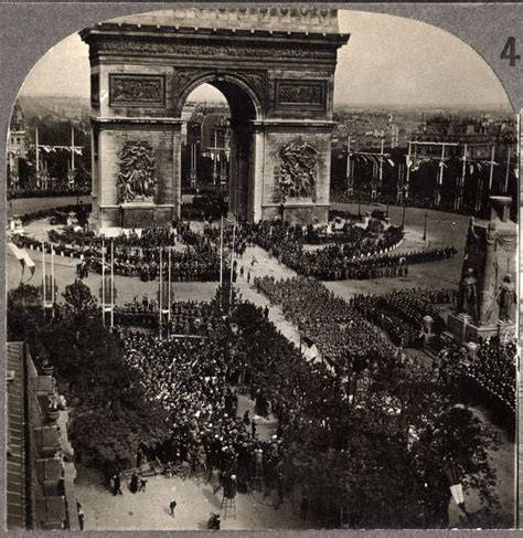 Wwi Victory Day Celebration Arch De Editorial Stock Photo Stock Image