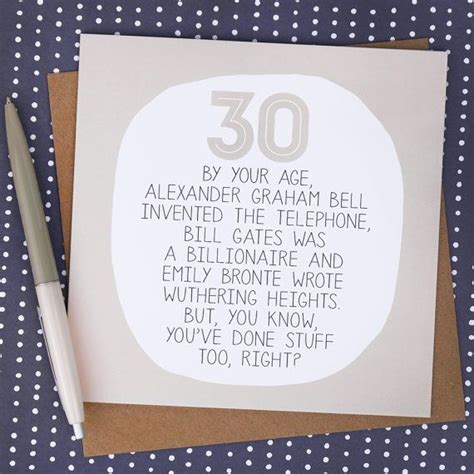 Funny 30th Birthday Card Etsy Funny 30th Birthday Cards 30th