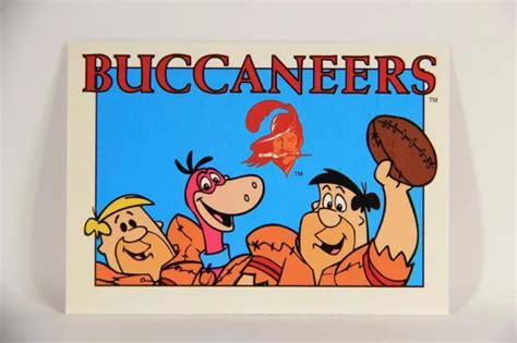 The Flintstones Nfl 1993 Trading Card 83 Tampa Bay Buccaneers Eng