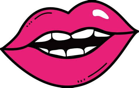 Cute Lips Drawing Free Download On Clipartmag