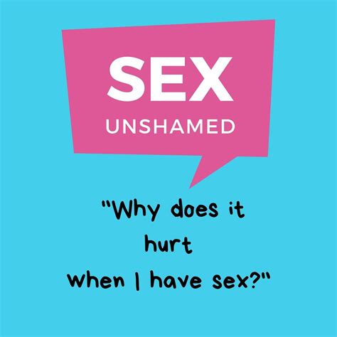 Minisode ”why Does It Hurt When I Have Sex”