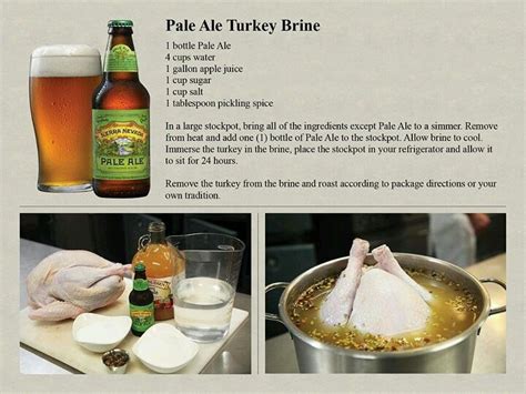 Pale Ale Turkey Brine Turkey Brine Brine Recipe Food And Drink