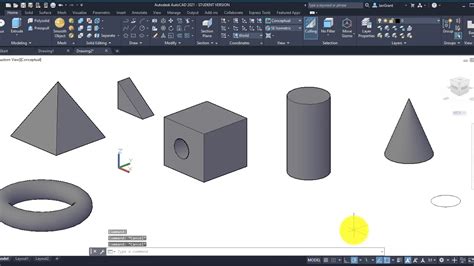 Introduction To 3d Solids In Autocad Youtube