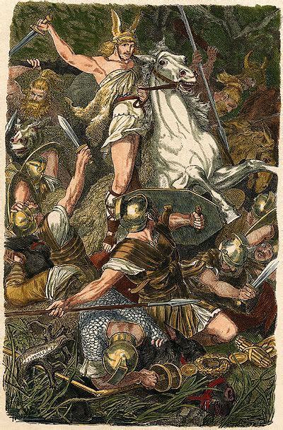 Arminius Battle Of The Teutoburg Wald Historical Warriors Ancient