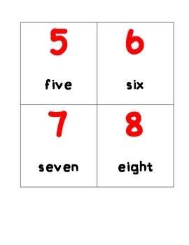 Count to 10 and write the number. Number Cards (1-50) | Number cards, Letter matching ...