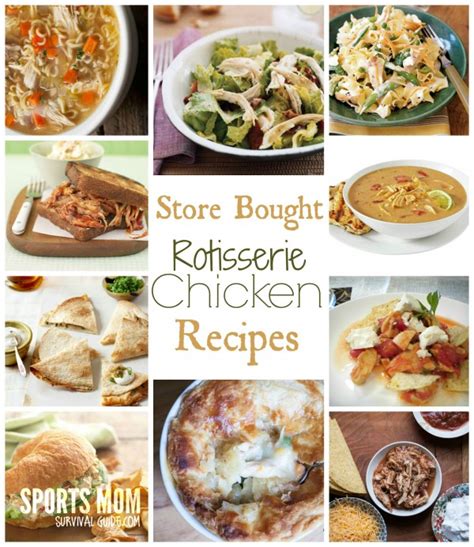 Have you got meal suggestions for newly diagnosed diabetics. Store Bought Rotisserie Chicken Recipes for Quick Meals ...