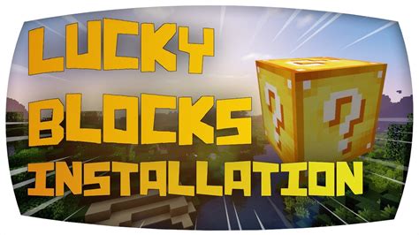 Minecraft Lucky Blocks 189 Installations Tutorial Mit Neuem