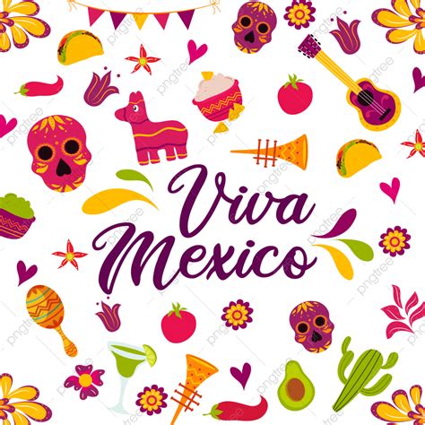 Mexican Viva Mexico Vector Art Png Viva Mexico Illustration Mexican