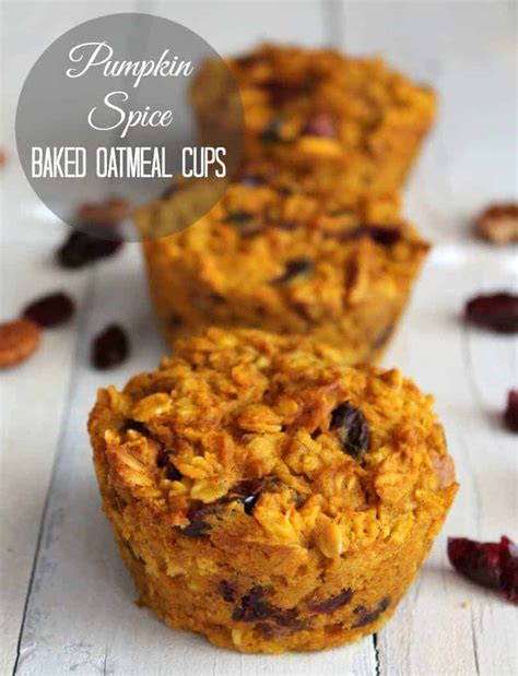 Pumpkin Spice Baked Oatmeal Recipe