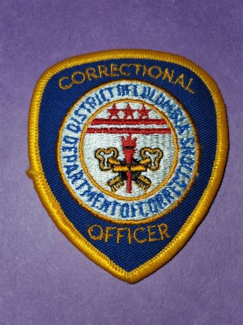 District Of Columbia Correctional Officer Patch Ebay