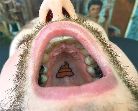 artist who specialises in tattooing the roof of people s mouths shows off his unique artwork