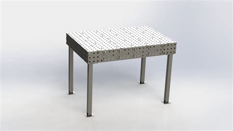 Welding Bench Welding Table Fixture Table D Model And DXF Files IGES STEP Welding