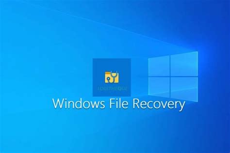 Windows File Recovery La App Oficial Para Recuperar Archivos En