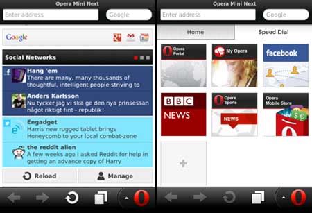 Opera, the browser that's been around for years but nobody actually seems to use, has a minimalist version for android phones. Opera Mini now available through the BlackBerry App World ...