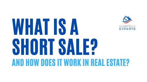What Is A Short Sale How Does A Short Sale Work 2022