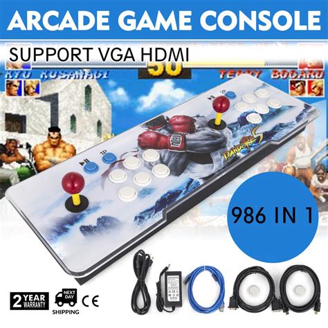 986 In 1 Pandora Box 5s Retro Video Games Double Stick Arcade Console
