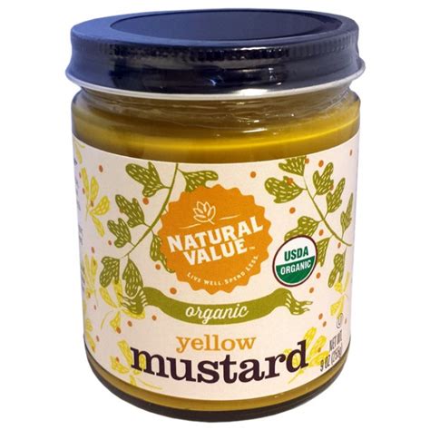 Natural Value Organic Yellow Mustard G