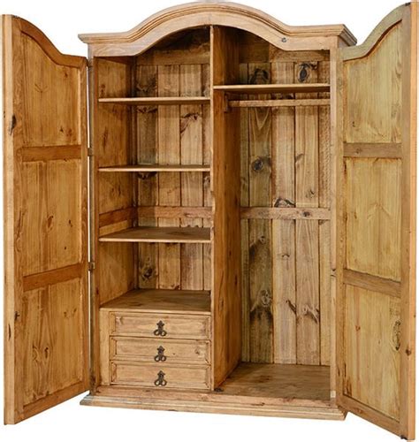 Enjoy free shipping & browse our great selection of crafted of manufactured wood with crisp white, deep black and rich espresso laminate finishes, this running low on closet space? Rustic Wardrobe Armoire, Wardrobe Armoire, Wood Armoire
