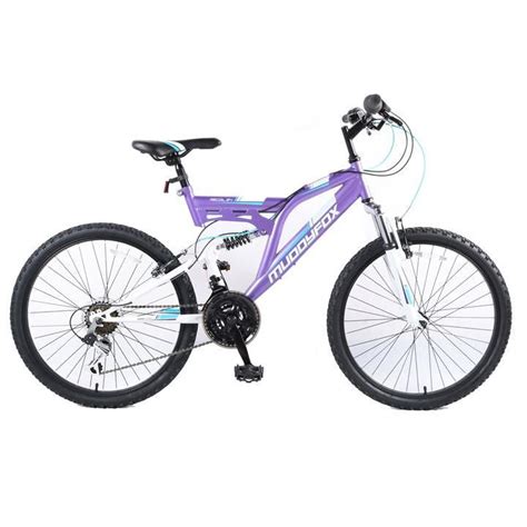 Muddyfox Recoil24 Girls Mountain Bike Dual Suspension Mountain Bike