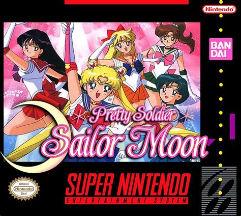 Pretty Soldier Sailor Moon Snes Snes Classic Mini Sailor Moon Box Art
