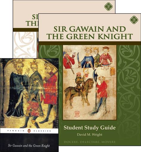 The green knight on the ground prepared himself properly. Sir Gawain and the Green Knight Set | Memoria Press